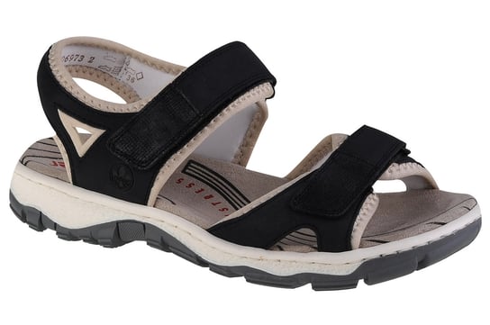Rieker Sandals 68891-14, Damskie, sandały, Granatowy Rieker