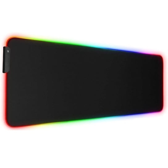 Riff RGB-01 Podkładka pod mysz do gier Gumowana tkanina z kolorowym światłem LED USB RGB (80x30cm) Czarny Aula Gaming