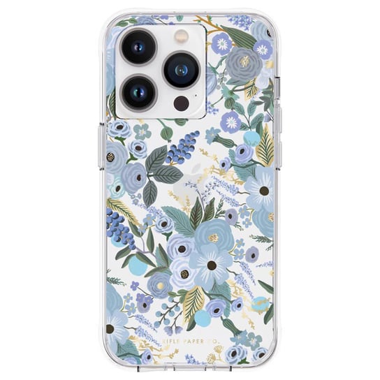 Rifle Paper Clear - Etui iPhone 14 Pro (Garden Party Blue) Inne