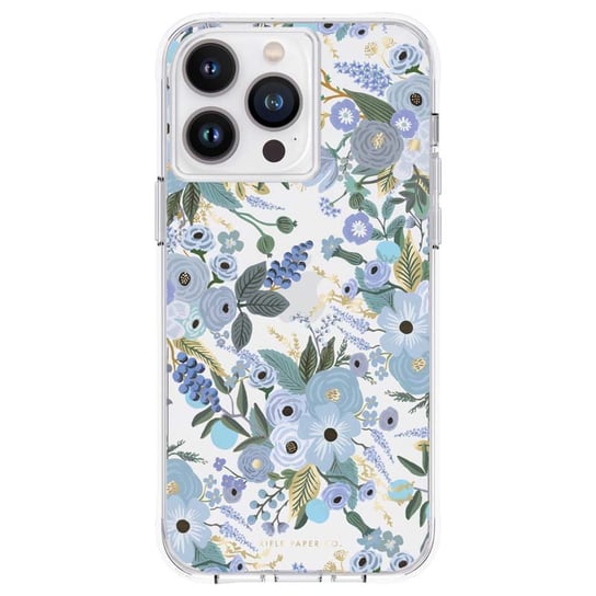 Rifle Paper Clear - Etui iPhone 14 Pro Max (Garden Party Blue) Inne