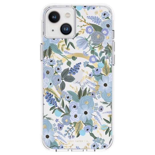 Rifle Paper Clear MagSafe - Etui iPhone 14 Plus (Garden Party Blue) Inna marka