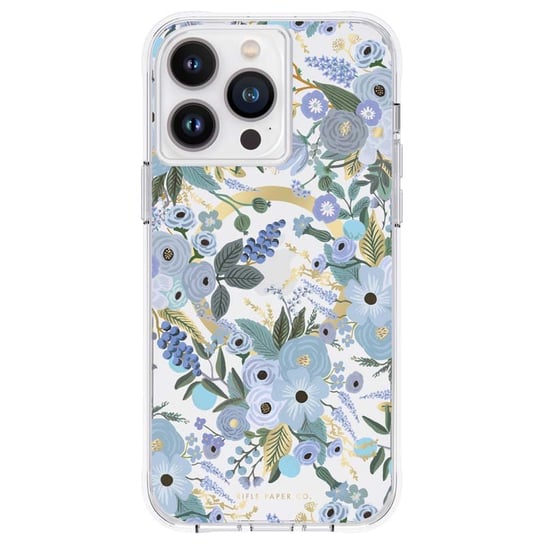 Rifle Paper Clear MagSafe - Etui iPhone 14 Pro Max (Garden Party Blue) Inna marka