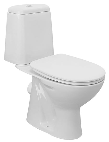 RIGA kompakt WC, przycisk 3/6l, odpływ poziomy, biały Inna marka