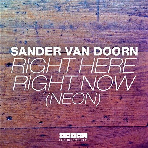 Right Here Right Now (Neon) Sander Van Doorn