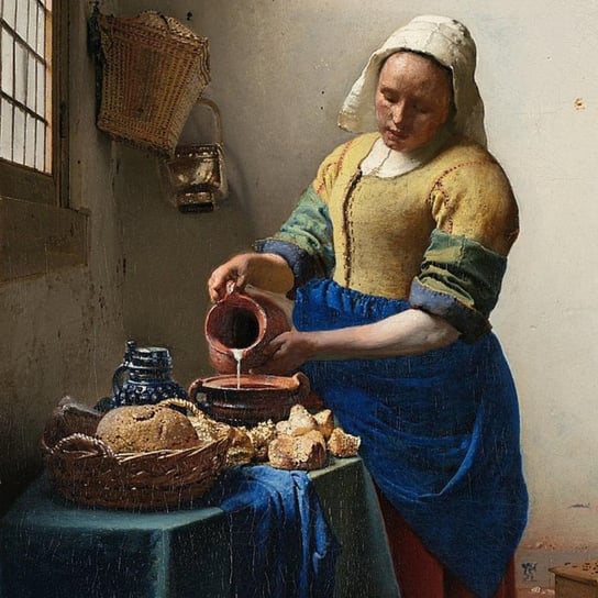 Rijksmuseum w Amsterdamie - Jan Vermeer - Mleczarka - Przed obrazem  - podcast Żelazińska Joanna