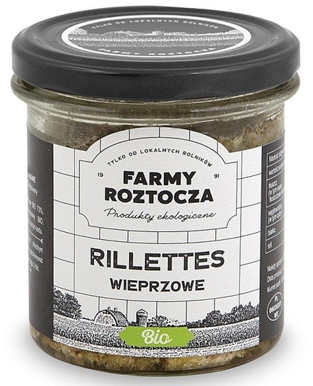 RILLETTES WIEPRZOWE BIO 180 g (SŁOIK) - FARMY ROZTOCZA Inny producent