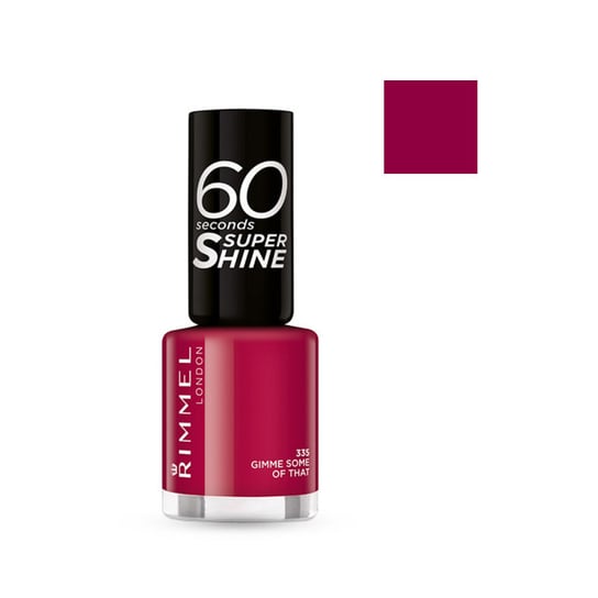 Rimmel, 60 Seconds Super Shine, Lakier Do Paznokci, 340 Berries And Cream, 8 ml Rimmel