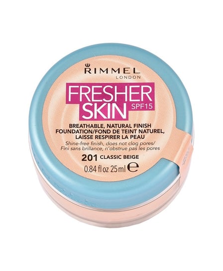 Rimmel, Fresher Skin, Podkład do twarzy 201 Classic Beige, SPF 15, 25 ml Rimmel