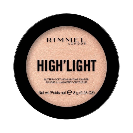 Rimmel, High’light, trwały rozświetlacz do twarzy – 002 Candlelit, 8 g Rimmel