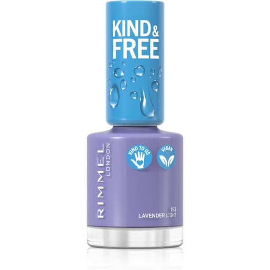 Rimmel Kind & Free lakier do paznokci odcień 153 Lavender Light 8 ml Rimmel