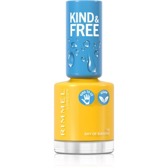 Rimmel Kind & Free lakier do paznokci odcień 171 Ray Of Sunshine 8 ml Rimmel