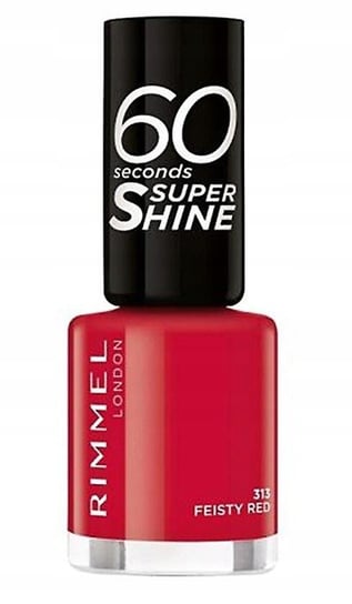 Rimmel, Lakier Do Paznokci 60 Seconds, 313 Feisty Red, 8ml Rimmel