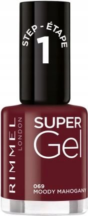 Rimmel, Lakier Do Paznokci Super Gel, 069 Moody Mahogany, 12ml Rimmel