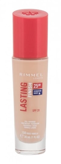 Rimmel London, Lasting Finish 25H, długotrwały podkład do twarzy 150 Rose Vanilla, SPF 20, 30ml Rimmel