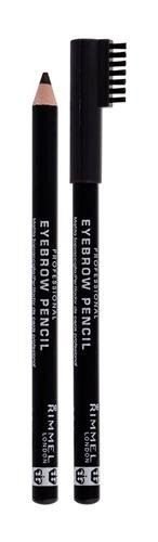 Rimmel London, Professional Eyebrow Pencil, kredka do brwi dla kobiet, 004 Black Brown, 1,4g Rimmel