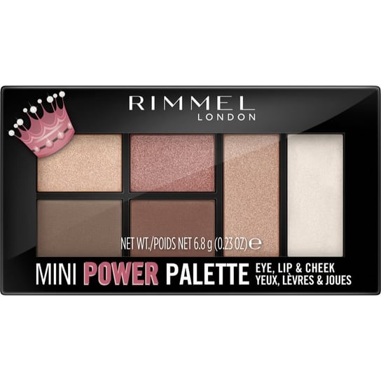 Rimmel Mini Power Palette paletka do całej twarzy odcień 03 Queen 6.8 g Rimmel