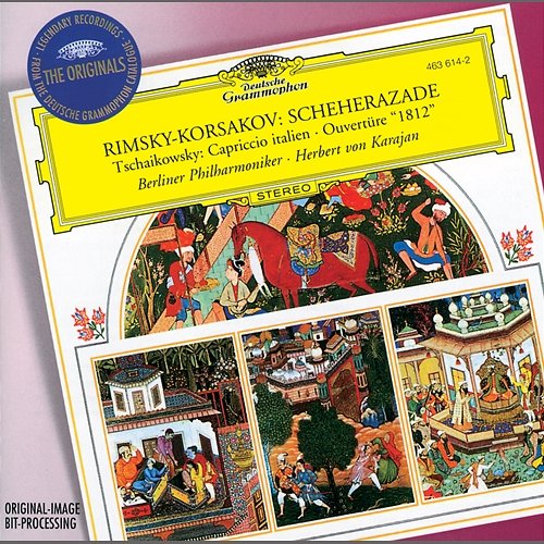 Rimsky-Korsakov: Scheherazade / Tchaikovsky: Capriccio; Overture "1812" Berliner Philharmoniker, Herbert Von Karajan, Michel Schwalbé