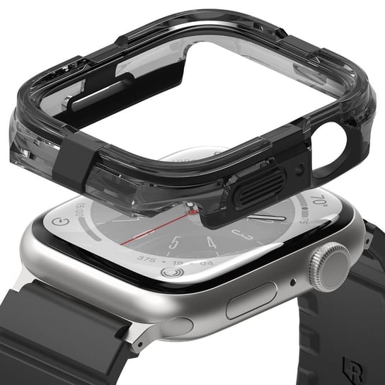 Ringke Fusion Bumper Etui Obudowa Do Apple Watch 4 / 5 / 6 / 7 / 8 / Se (44 / 45 Mm) - Czarny Ringke