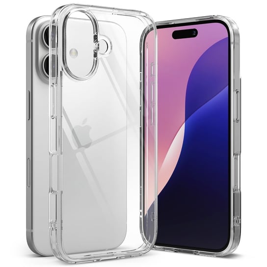 Ringke Fusion Etui Mocne Obudowa Pokrowiec Case Clear Do Iphone 16 - Clear Ringke