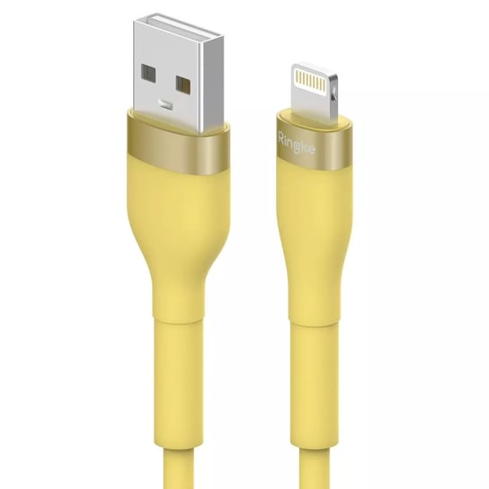 Ringke kabel USB-A - Lightning 480Mb/s 12W 2m żółty (CB60037RS) Inna marka