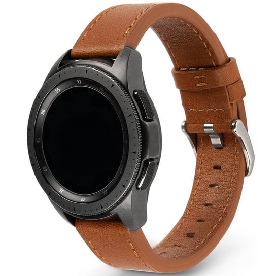 Ringke Leather One Classic skórzana bransoleta opaska pasek do zegarka smartwatch Samsung Galaxy Watch 3 41 mm brązowy (COM-B-20-21) Ringke
