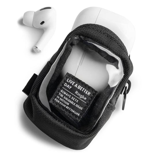 Ringke Mini Pouch torba pokrowiec etui na słuchawki drobiazgi przezroczysty (BG57137RS) Ringke
