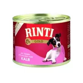 Rinti 185g Puszka Gold Cielęcina Mokra Karma dla Psa Rinti