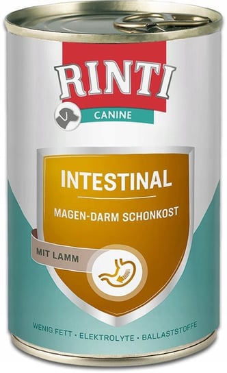 RINTI CANINE mokra karma dla psów INTESTINAL JAGNIĘCINA 400g Rinti