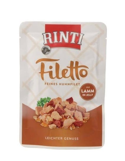 Rinti Filet 100G Saszetka Kurczak Jagnie, Karma Dla Psa Rinti