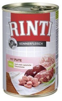 Rinti, Kennerfleisch Pute pies, indyk, puszka, 400 g. Rinti