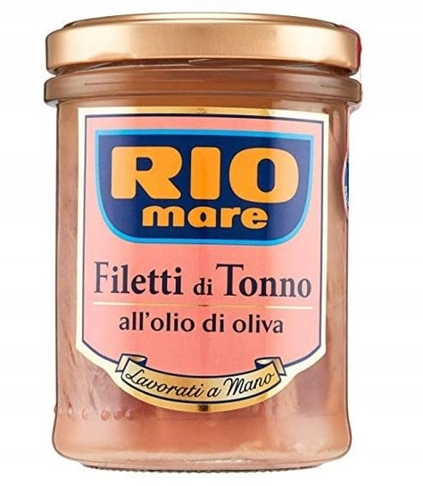 RIO MARE Filety z tuńczyka w oliwie z oliwek 180 g Rio Mare