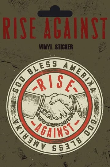 Rise Against - Shaking Hands - naklejka 10x15 cm GBeye