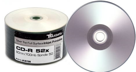RITEK CD-R PRINTABLE PERŁA FF s-50 (traxdata) SILVER TRCPS50 Inna marka