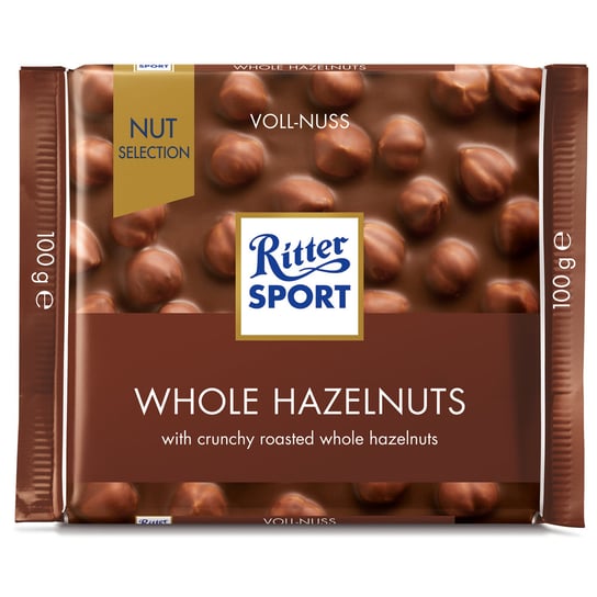 Ritter czekolada mleczna z całymi orzechami 100g Ritter Sport