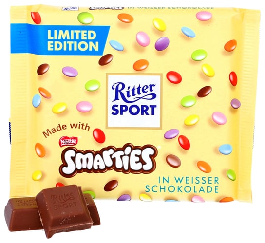 Ritter Sport, czekolada biała, smarties limitowana, 100g Ritter Sport