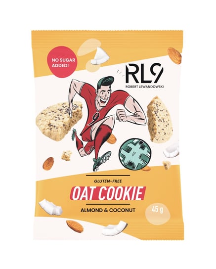 RL9, ciasteczko owsiano-kokosowe z migdałami, 45 g Foods by Ann