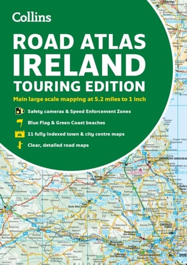 Road Atlas Ireland: Touring Edition A4 Paperback Collins Maps