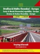 Roads & Cities Slovakia Europe Superatlas Freytag & Berndt