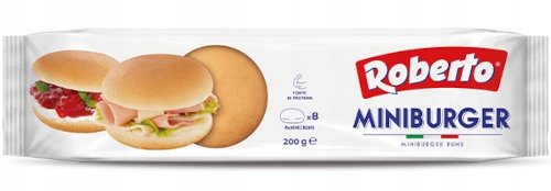 Roberto Miniburger Małe Bułeczki Burgery 8Szt Inna marka