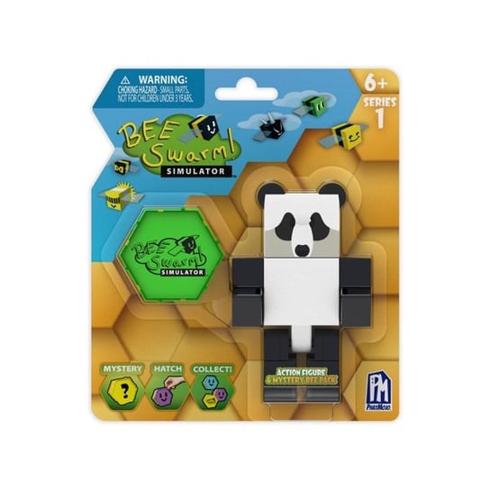 Roblox Bee Swarm Simulator Panda Bear Figurka kolekcjonerska, Miś Symulator Roju Pszczół PhatMojo