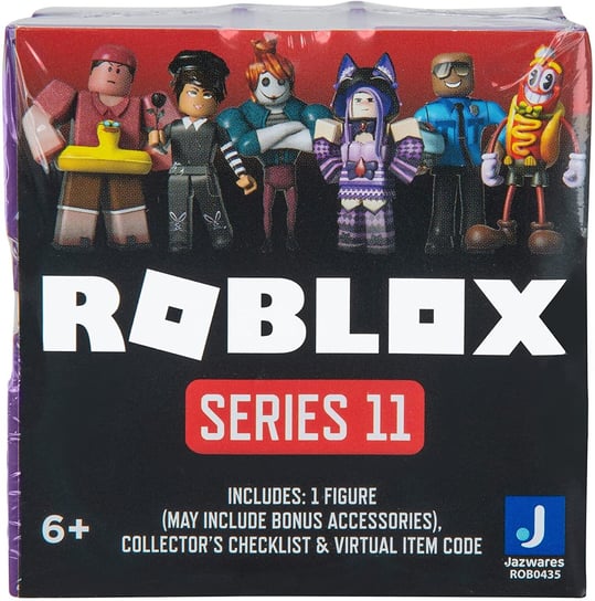 Roblox, Mystery Figurka Series 11, wirtualny kod na skina, jazwares JAZWARES