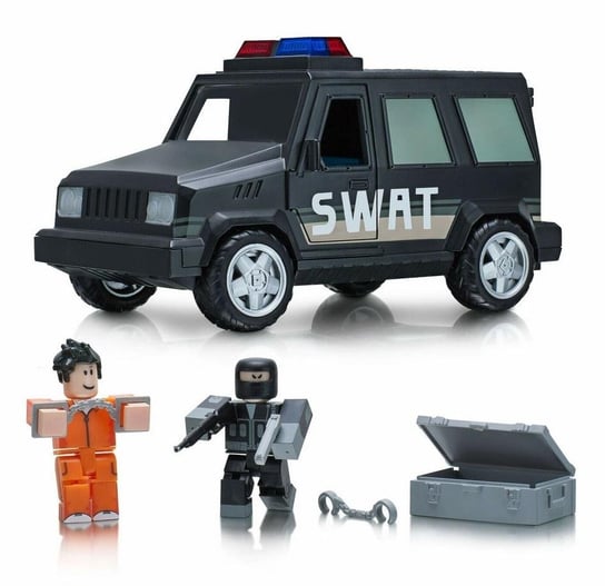 Roblox, pojazd z figurkami i unikalnym kodem do gry Jailbreak Swat Roblox
