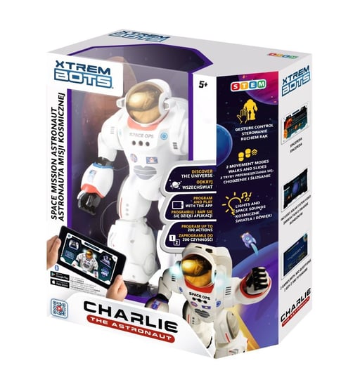 Robot Charlie The Astronaut XtremeBots