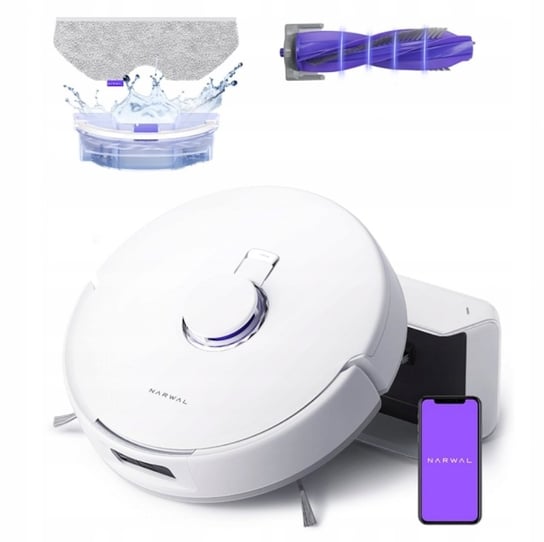 ROBOT ODKURZAJĄCY INTELIGENTNY ODKURZACZ ROBOT MOC SSĄCA 7800Pa TRI-LASER rexe