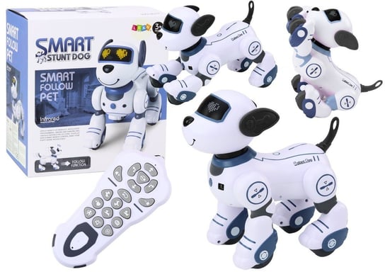 Robot Pies Interaktywny Zdalnie Sterowany Tańczy Wykonuje Polecenia Niebieski Lean Toys