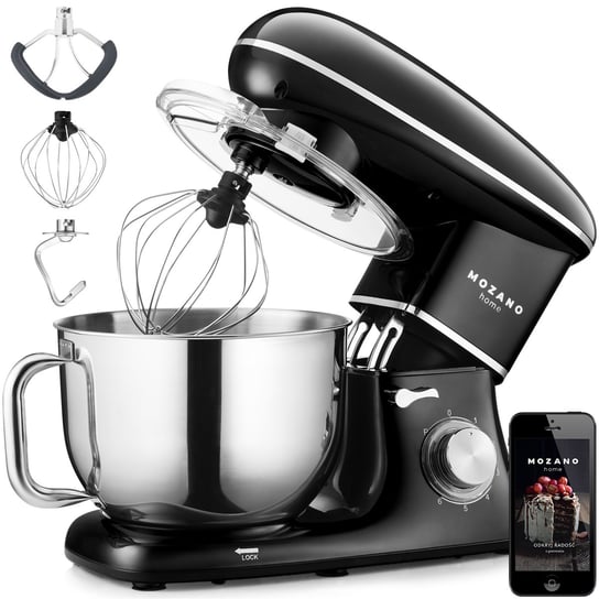 Robot Planetarny Mozano Kitchen Machine 6.2L 3200W Czarny MOZANO