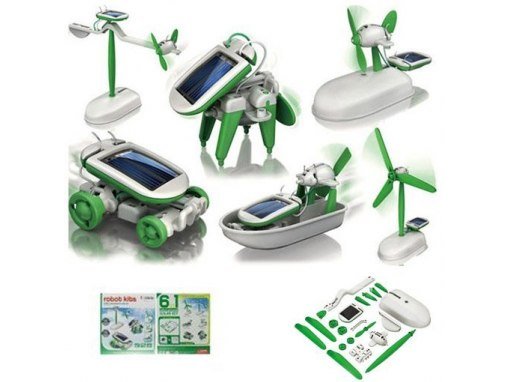 Robot Solarny Kits 6W1 Zestaw Solar Edukacyjny PrzydaSie.pl