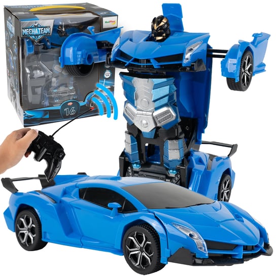 Robot Transformer Mech Team 2w1 Sportowy Samochód MalPlay