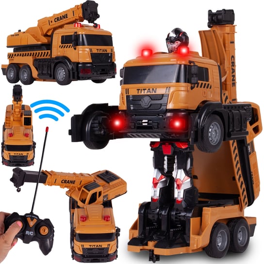 Robot Transformujący Straż Pożarna Na Pilota Auto Robot Transformujący MalPlay