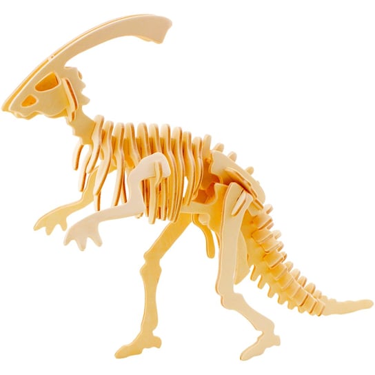 ROBOTIME Drewniane Puzzle 3D - Dinozaur Parasaurolophus Robotime